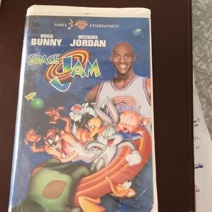 Warner Bros. Space Jam VHS - Blue and White